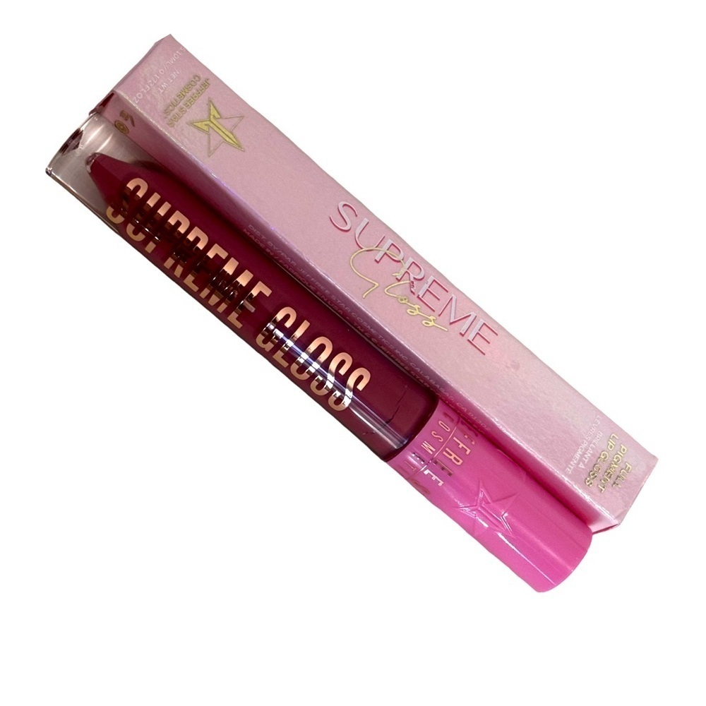 NIB Jeffree Star Supreme Full Pigment Lip Gloss Cookie Dough  Full Size 5.10ml